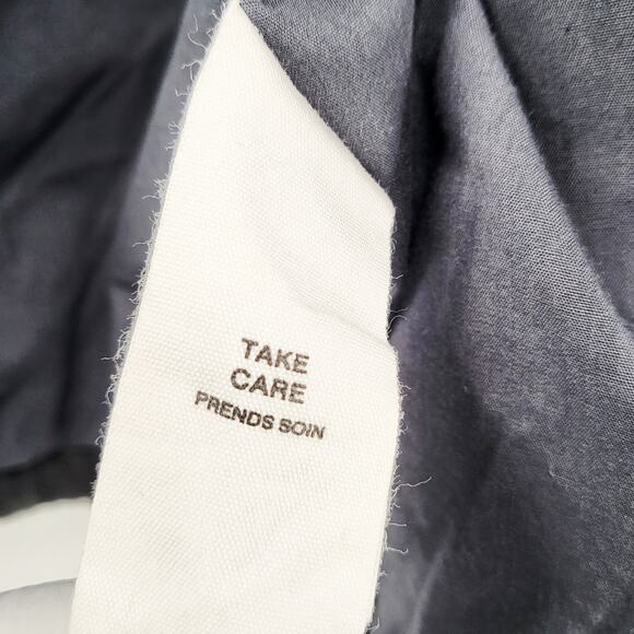 Avec Les Filles Charcoal Gray Diamond Quilted Hooded Full Zip Jacket Women's XXS - Picture 6 of 8